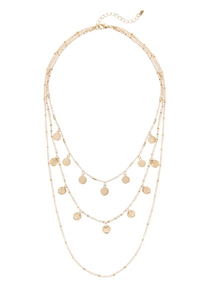 LASCANA Kette mit Anhänger, mehrreihig mit Anhänger