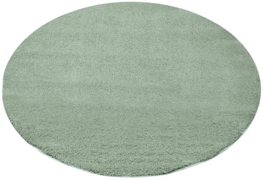 Carpet City Teppich »Softshine 2236«, rund, besonders weich, Uni Farben, ideal für Wohnzimmer & Schlafzimmer