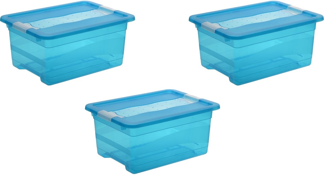keeeper Aufbewahrungsbox »cornelia«, (Set, 3 St.), mit Deckel, 12 Liter