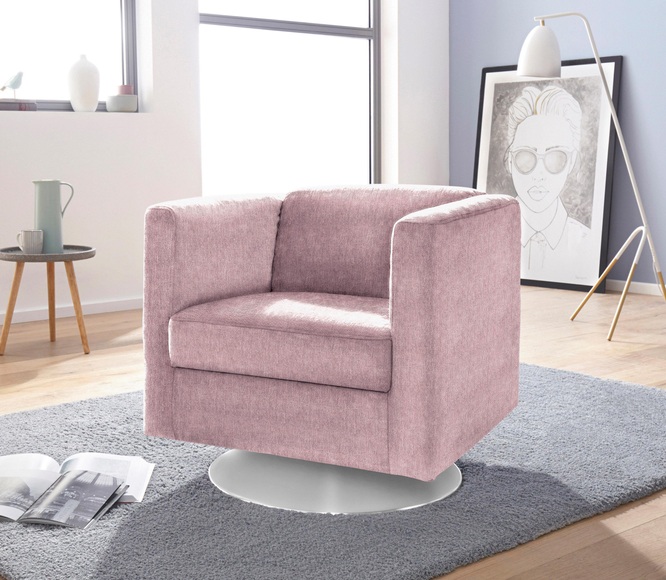 INOSIGN Sessel »Bob«, drehbar mit Tellerfuss
