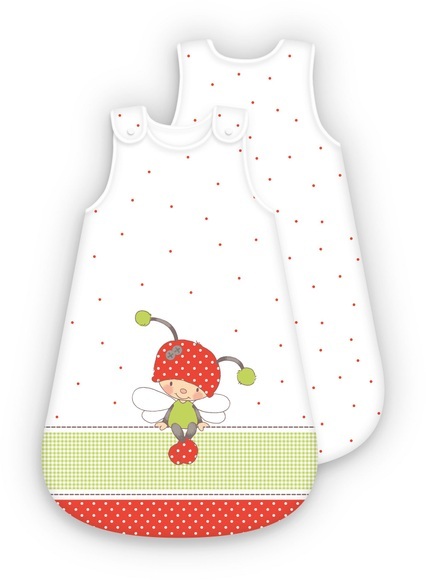 Herding Premium-Schlafsack Käferchen - bunt - Gr.90 cm