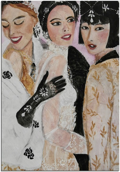 MySpotti Alu-Dibond-Druck »Artfix Girl Squad«, inkl. 3D-Magic Befestigungsset