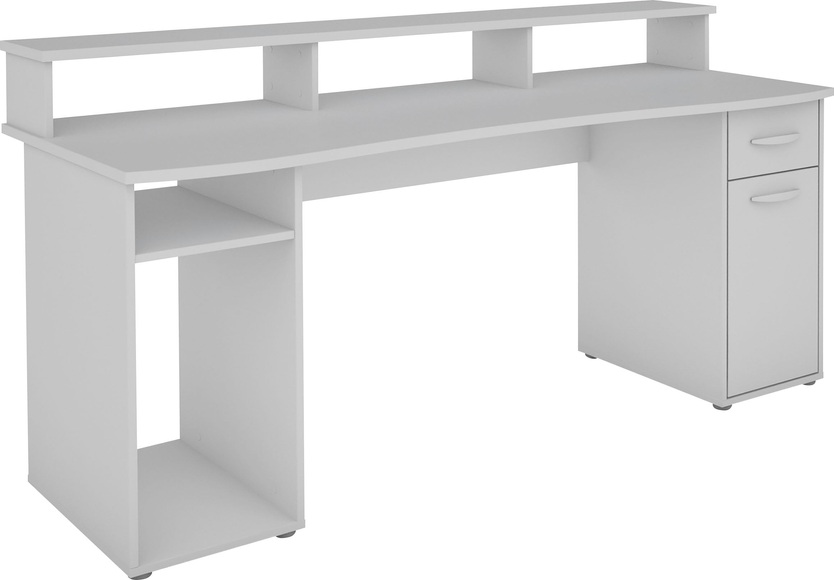 byLIVING Gamingtisch »Frantastic«, mit Aufsatz, Breite 180 cm