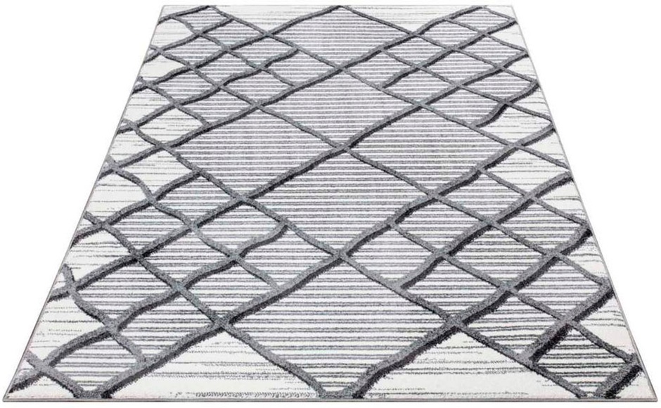 Carpet City Teppich »YOUNG965«, rechteckig, 11 mm Höhe, Moderner Jugend-Teppich mit Raute-Optik
