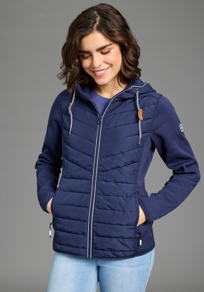 KangaROOS Hybridjacke mit Kapuze Übergangsjacke mit Kapuze Reissverschlusstaschen