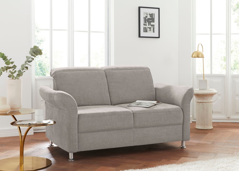 sit&more 2-Sitzer, inklusive Federkern, wahlweise mit Kopfteilverstellung