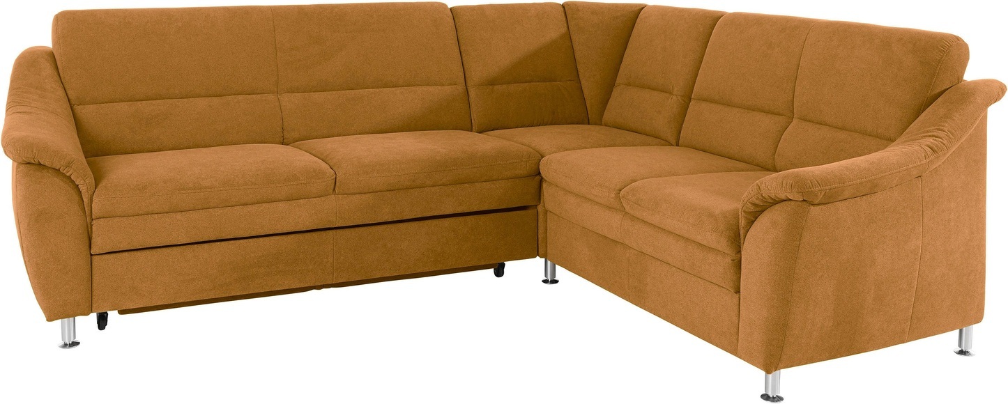 Places of Style Ecksofa »Cardoso«, Federkern, wahlweise mit Bett, Schubkasten, teilweise Relaxfunktion