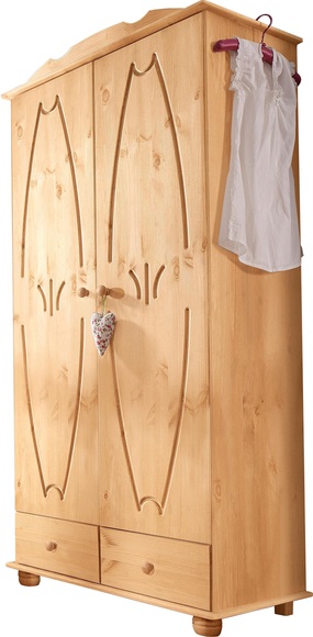 Home affaire Kleiderschrank »Melody«, aus massiver Kiefer