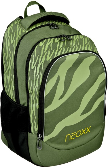 neoxx Schulrucksack »Fly, Ready for Green«, Reflektionsnaht, aus recycelten PET-Flaschen