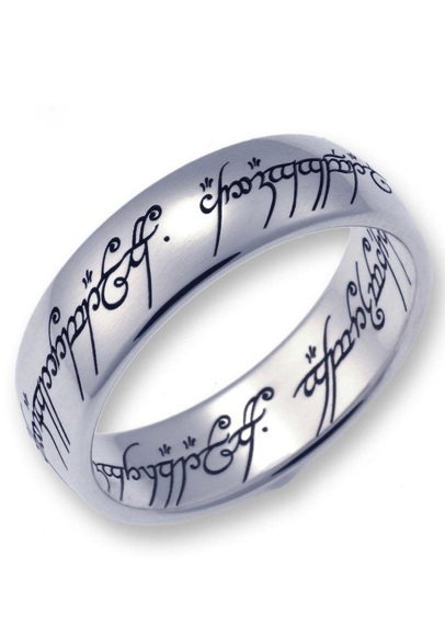Der Herr der Ringe Fingerring »Der Eine Ring - Wolfram, 10004061«