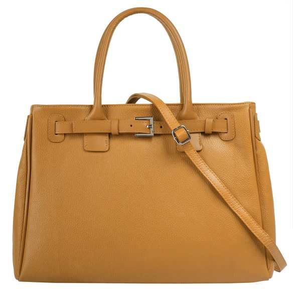 Cluty Henkeltasche, (1 tlg.), echt Leder, Made in Italy