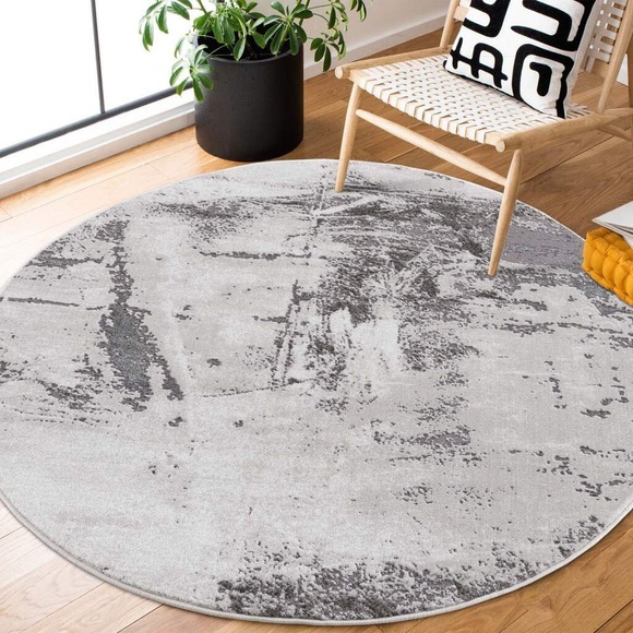 Carpet City Teppich »Chic«, rund, 11 mm Höhe, Kurzflor, Vintage-Optik, Weicher Flor, ideal für Wohnzimmer & Schlafzimmer