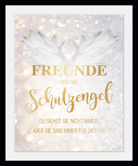 queence Bild »Freunde sind wie Schutzengel«, Sprüche & Texte, (1 St.)