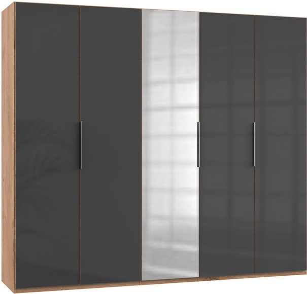 Fresh To Go Kleiderschrank »Level«, mit Glas- und Spiegeltüren