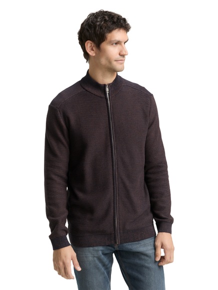 TOM TAILOR Strickjacke, mit Streifen