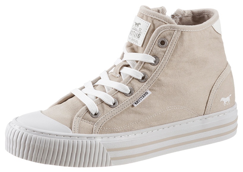 Mustang Shoes Plateausneaker, mit Gummikappe