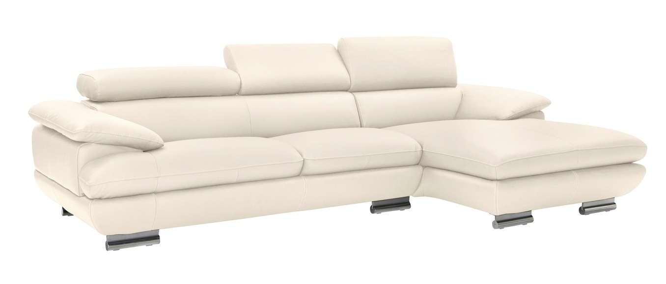 CALIA ITALIA Ecksofa »Magic«, in 2 Lederqualitäten