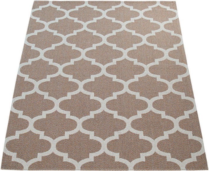 Paco Home Teppich »Varadero 463«, rechteckig, 2 mm Höhe, 3D-Design, Kurzflor, Wohnzimmer