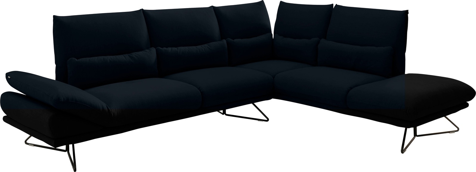 designwerk Ecksofa »Constellation«, in schwebender Optik, Ottomane links oder rechts bestellbar
