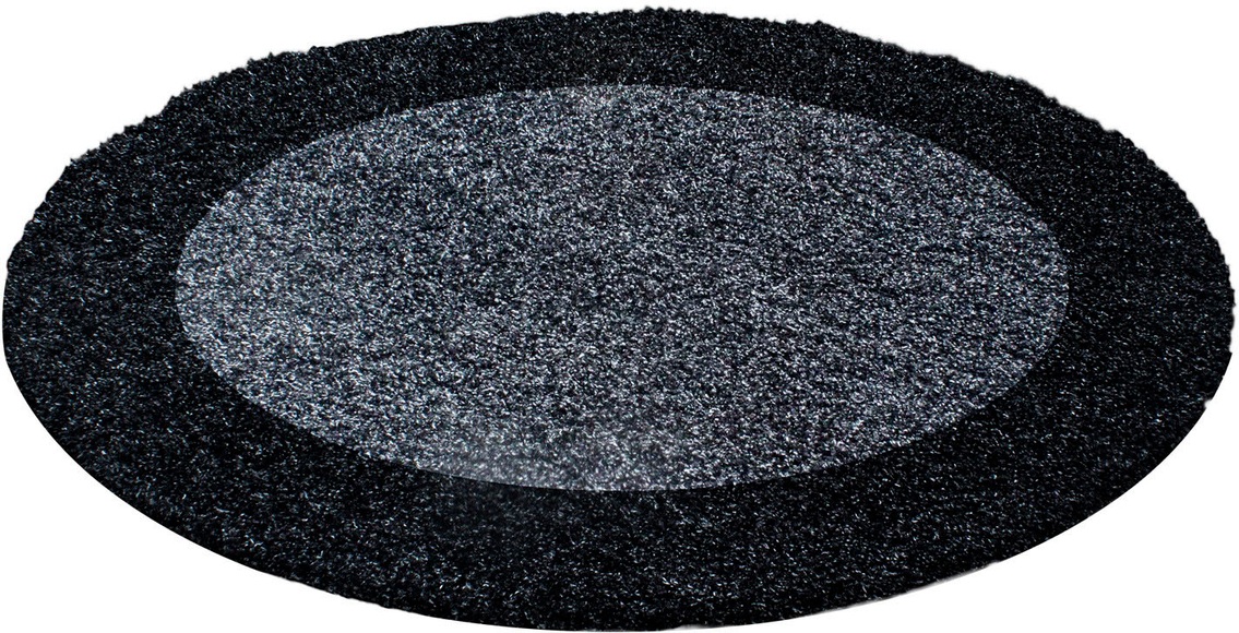 Ayyildiz Teppiche Hochflor-Teppich »Life Shaggy 1503«, rund, Wohnzimmer