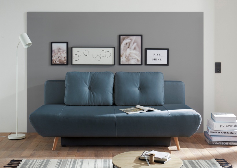 COUCH? Schlafsofa »Klappt gut«, lässt sich schnell und einfach in ein bequemes Bett umwandeln, inklusive Bettkasten