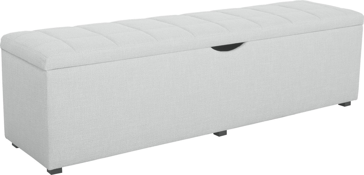 Places of Style Hockerbank »Checked«, mit Stauraum, Breite 120 cm und 160 cm, auch als Garderobenbank oder Bettbank geeignet