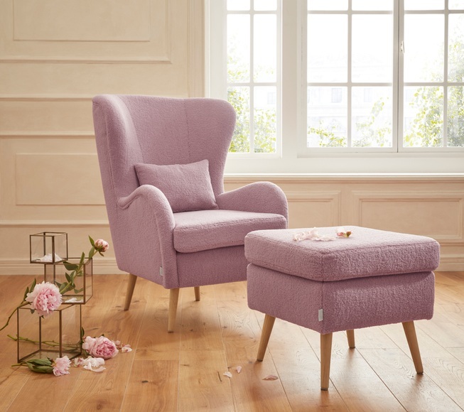 Guido Maria Kretschmer Home&Living Sessel »Sallito«, incl. Hocker, die kleinere Version von 