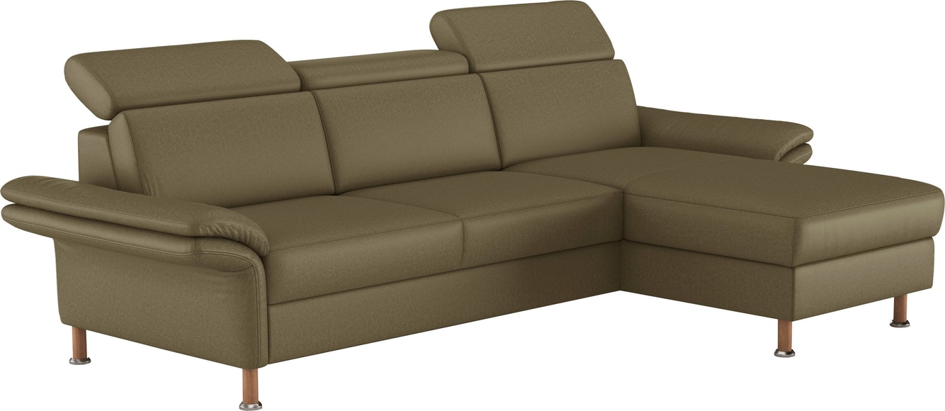 Home affaire Ecksofa »Calypso L-Form« mit motorischen Funktionen im Sofa und Recamiere