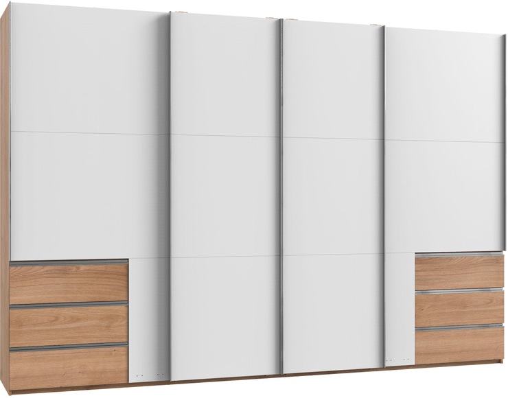 Fresh To Go Schwebetürenschrank »Level«, mit Synchronöffnung