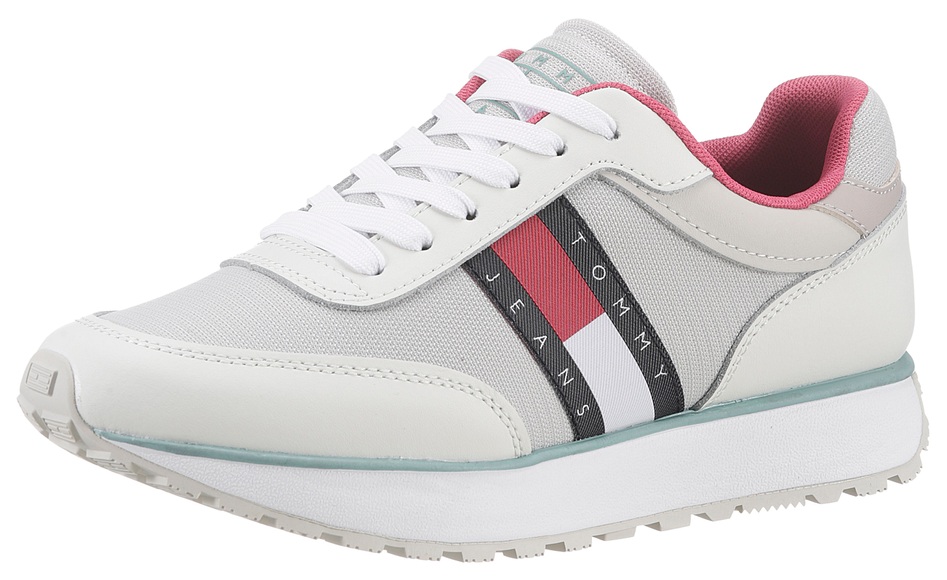 Tommy Jeans Plateausneaker »TOMMY JEANS RETRORUNNER«, mit seitlicher Logoflagge
