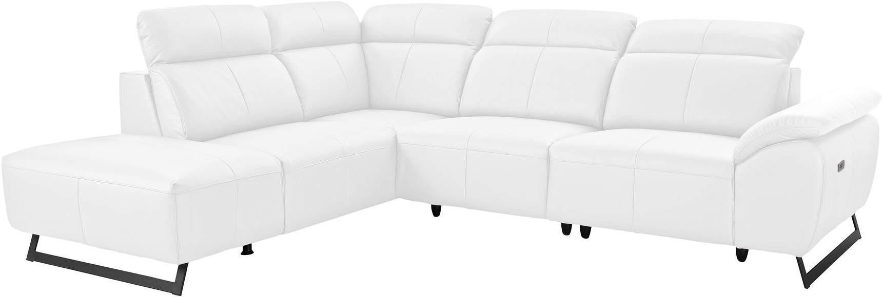 COTTA Ecksofa, inklusive Kopfteilverstellung, wahlweise mit elektrischen Relaxfunktionen