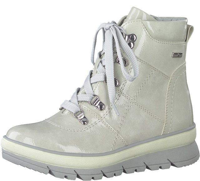 Jana Winterboots, in glänzender Optik, H-Weite