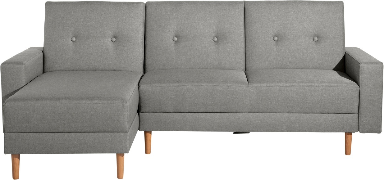 Max Winzer® Schlafsofa mit Recamiere »Just Chill« mit Rückenverstellung, inklusive Stauraumhocker