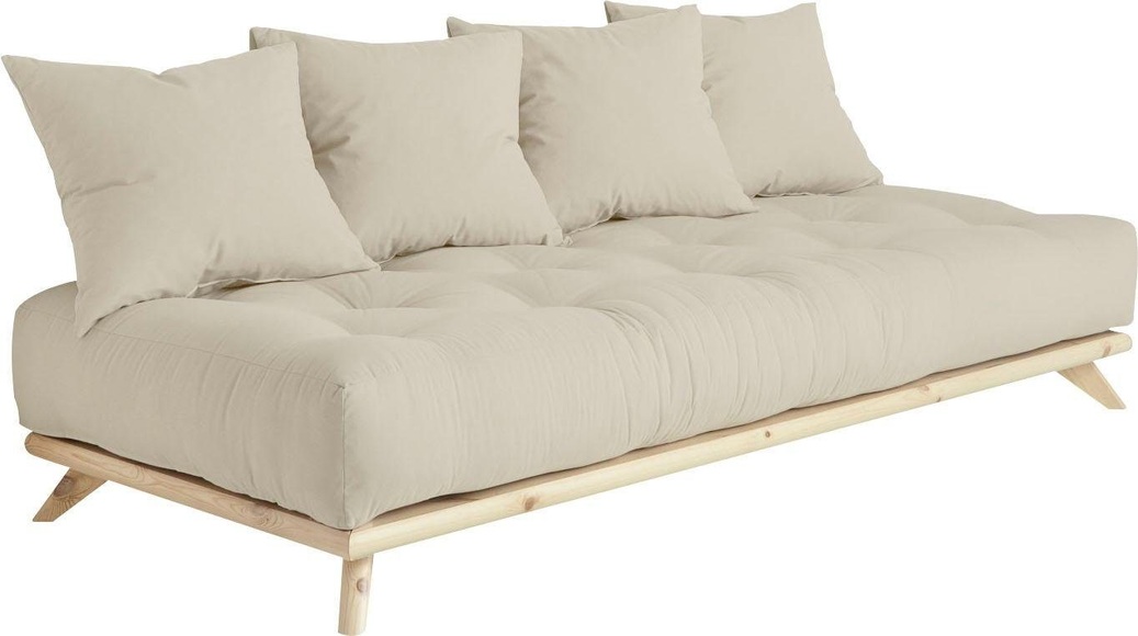 Karup Design SENZA Futonsofa inkl. 4 Kissen, Farbe und Gestell auswählbar