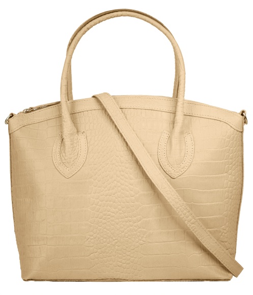 Cluty Henkeltasche, (1 tlg.), echt Leder, Made in Italy