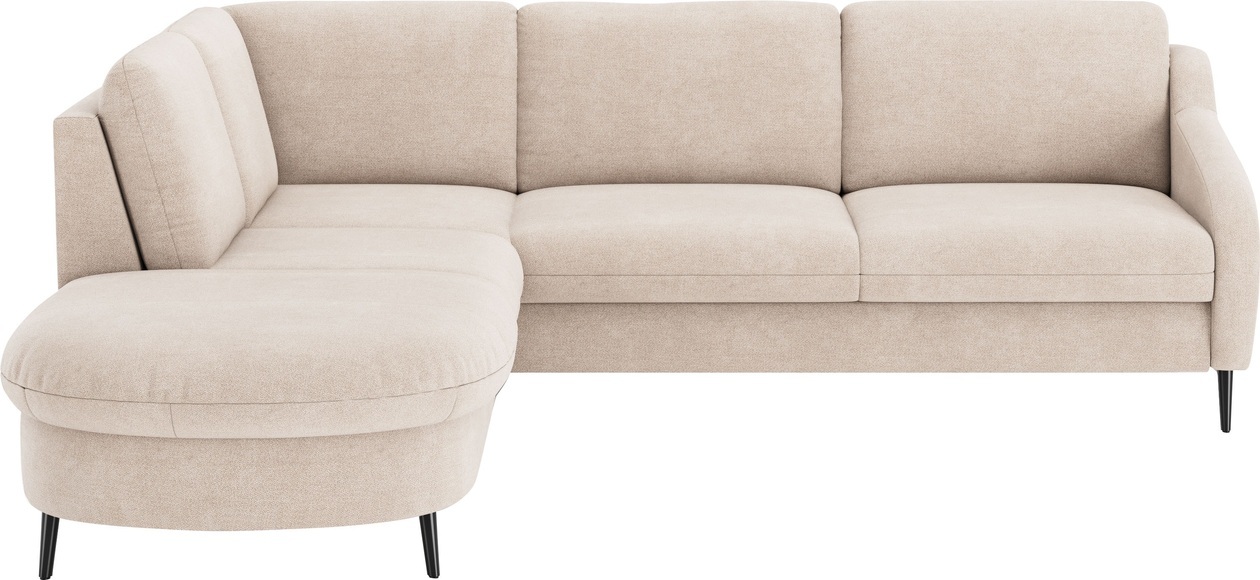 sit&more Ecksofa »Soul L-Form«, wahlweise mit Bettfunktion und Bettkasten oder Schubkasten