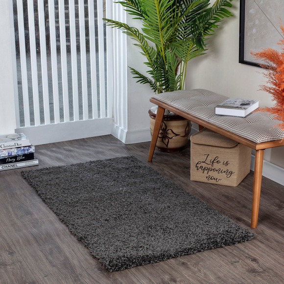 Surya Hochflor-Teppich »UNI CHIC 2302«, rechteckig