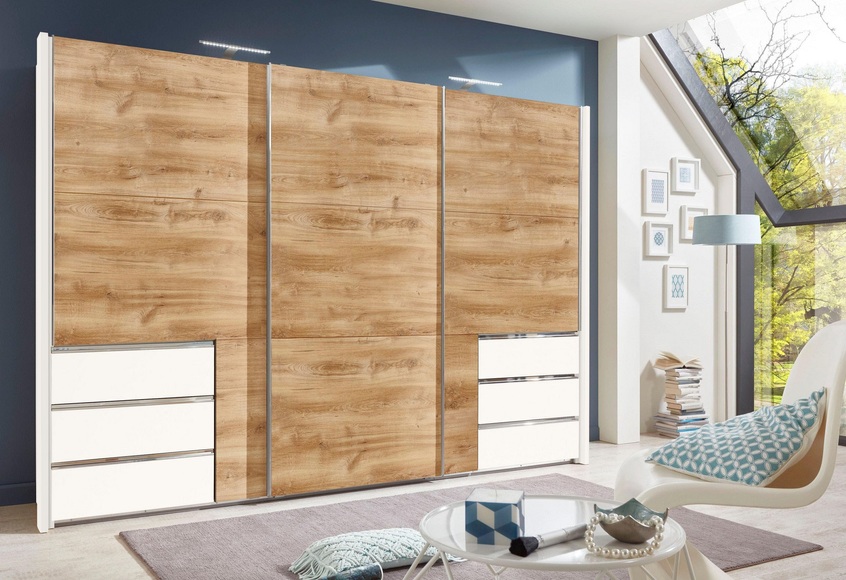 Fresh To Go Schwebetürenschrank »Level«, mit Schubkästen