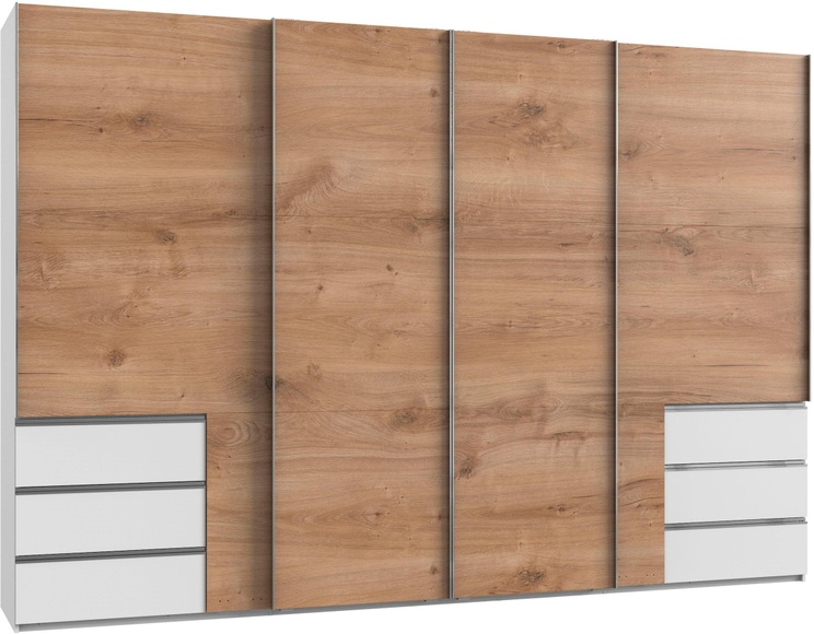 Fresh To Go Schwebetürenschrank »Level«, mit Synchronöffnung