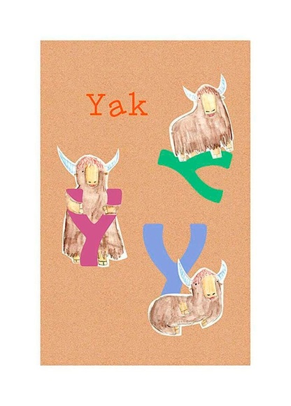 Komar Poster »ABC Animal Y«