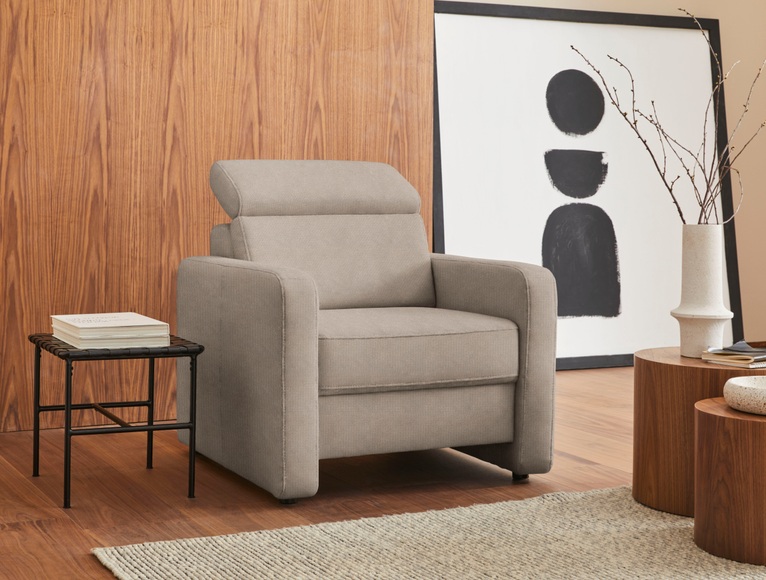 sit&more Sessel »Bologna«, mit Federkern, inklusive Kopfteilverstellung