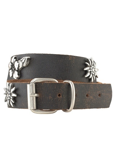 J.Jayz Lederarmband »zum Wickeln mit Trachtenmotiv, Wiesn, Edelweiß«
