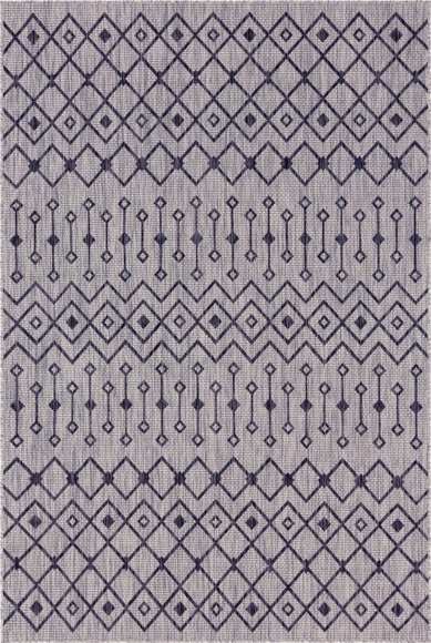 Myflair Möbel & Accessoires Teppich »Outdoor Crosses«, rechteckig, 4 mm Höhe, In- und Outdoor geeignet, ideal im Wohnzimmer & Schlafzimmer