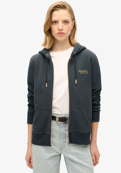 Superdry Kapuzensweatjacke »ESSENTIAL LOGO ZIP HOODIE«, mit Logostickerei