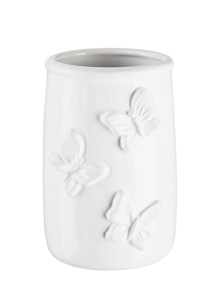 Zahnputzbecher in weiss von heine home