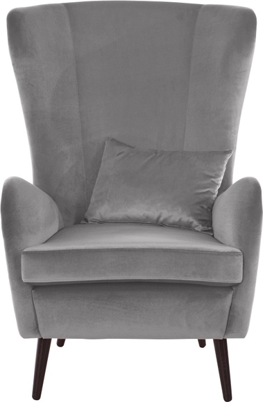 Guido Maria Kretschmer Home&Living Sessel »Salla«, wahlweise mit oder ohne Hocker, grosser Sessel: Masse B/T/H: 78/94/118 cm, Bezug auch in Luxus-Microfaser in Teddyfelloptik