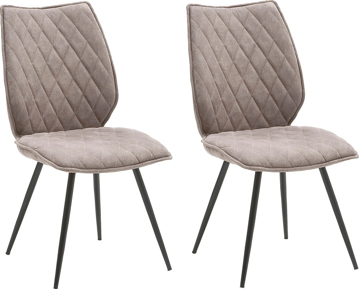 Mca Furniture - 2er-Set Stühle - Braun