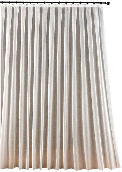 Weckbrodt Gardine »Webstore«, (1 St.), halbtransparent, Polyester, uni, nach Mass