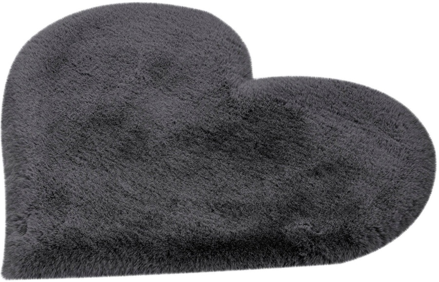 calo-deluxe Kinderteppich »Kids-1100«, herzförmig, 36 mm Höhe, Kunstfell, Motiv Herz