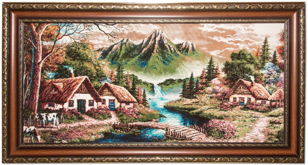morgenland Wandteppich »Bild-Teppich Figurativ 112 x 63 cm«, rechteckig, 0,6 mm Höhe, besonders weich durch Microfaser